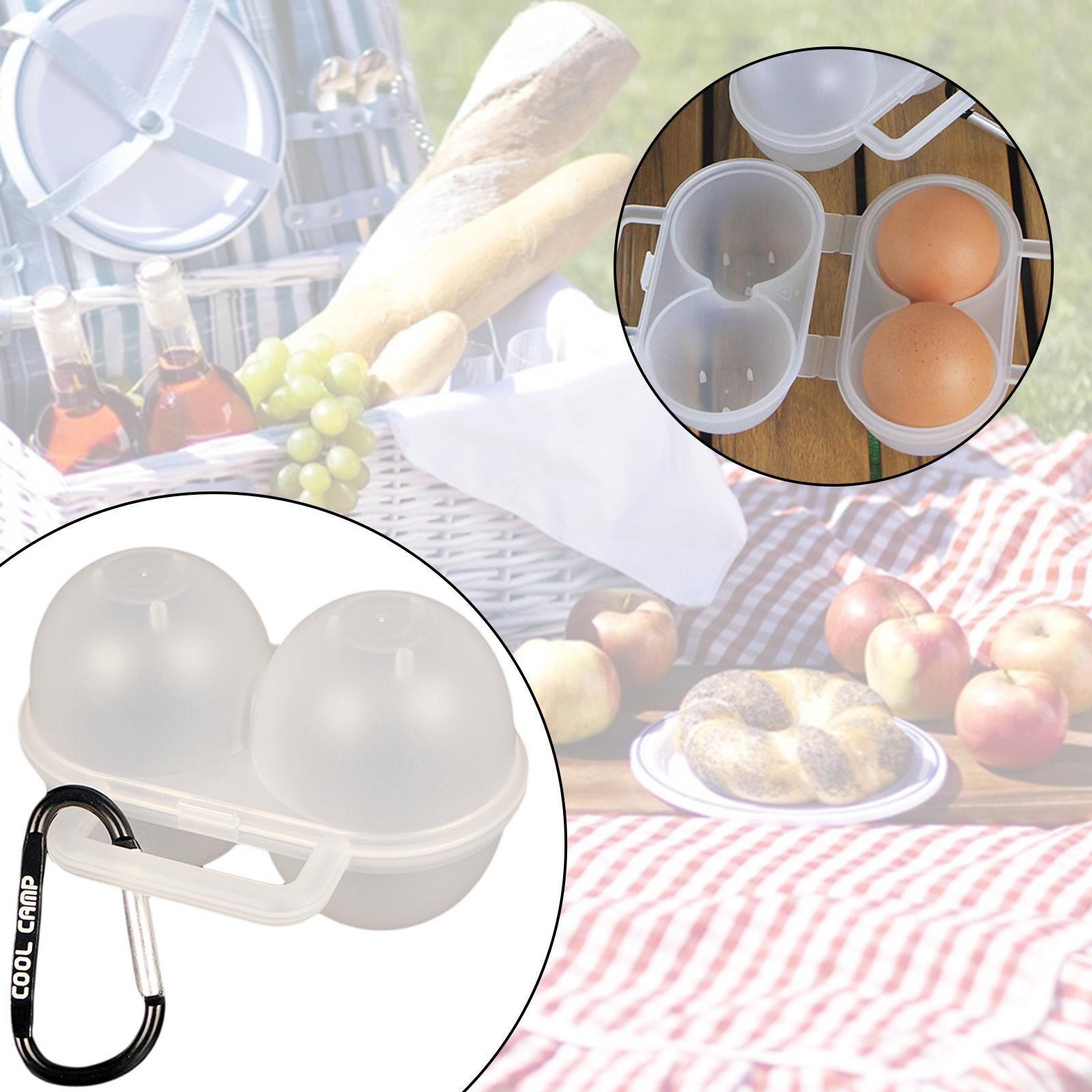 Egg Tray Holder Box Camping Fridge Container Organizer