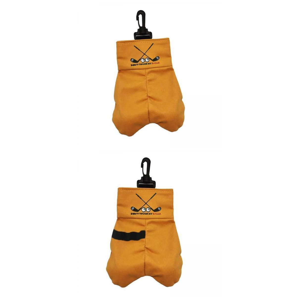 2 Pieces Golf Ball Bag Pouch Holder Case Waist Bag Outdoor Sports