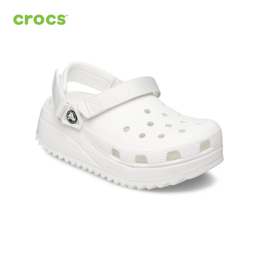 Giày lười unisex Crocs FW Classic Clog U Hiker Whi/Whi - 206772-143