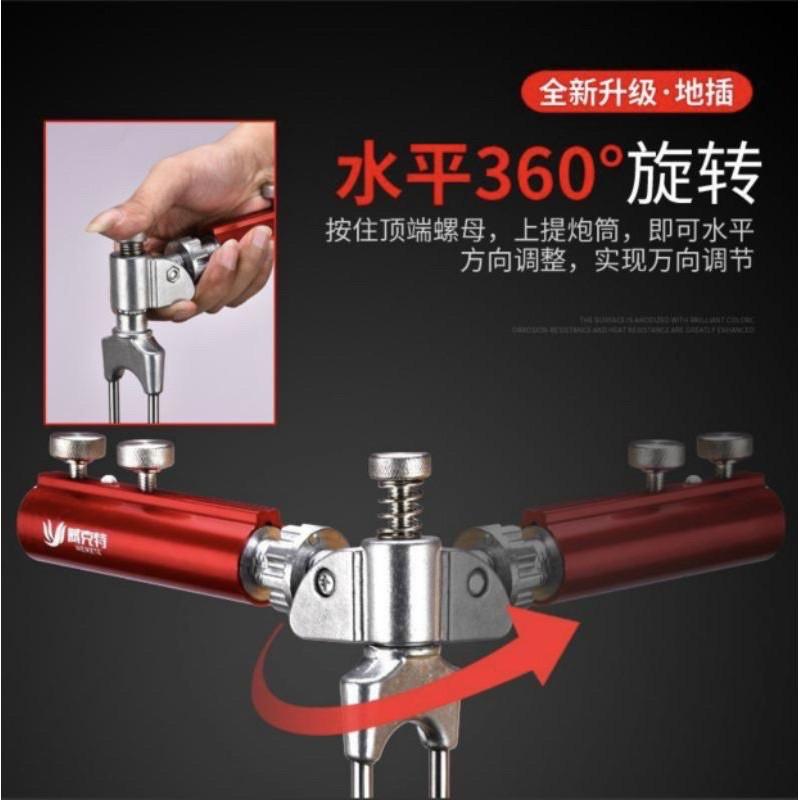 Chân cắm đất inox gác cần câu cá dài 25cm