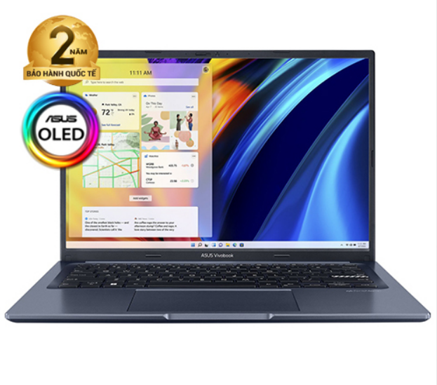 Laptop ASUS VivoBook 14X A1403ZA-KM161W (I5-12500H | 8GB | 256GB PCIE | 14.0 WQXGA OLED | WIN11 | XANH) - Hàng Chính Hãng