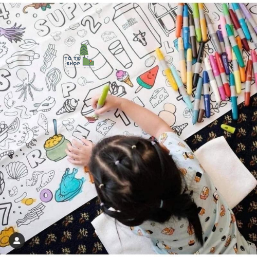 Bút Màu Sáp Lụa Mideer Silky Crayon - Sáp Màu Có Thể Vẽ Được Trên Nhiều Vật Liệu - Dễ Dàng Lau Sạch, An Toàn Cho Bé