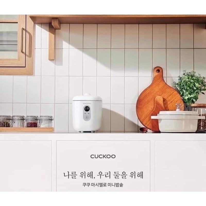 Nồi Cơm mini Cuckoo Cr-0255MW, Nồi Cơm Điện Cho 2 Người. Nội Địa Hàn, Hàng Chính Hãng