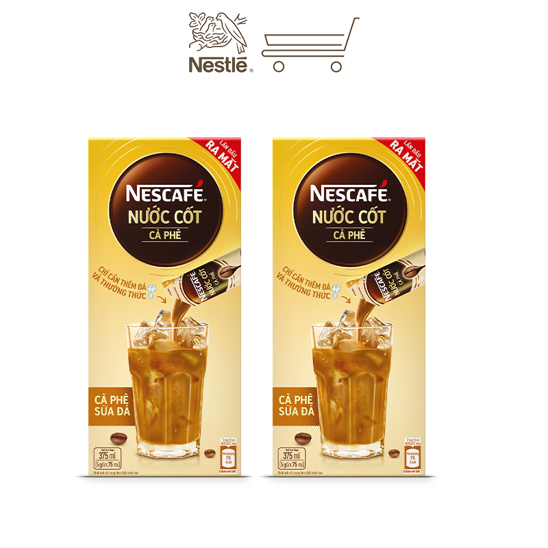 Combo 2 hộp Nước Cốt Cà Phê NESCAFÉ Cà phê Sữa Đá