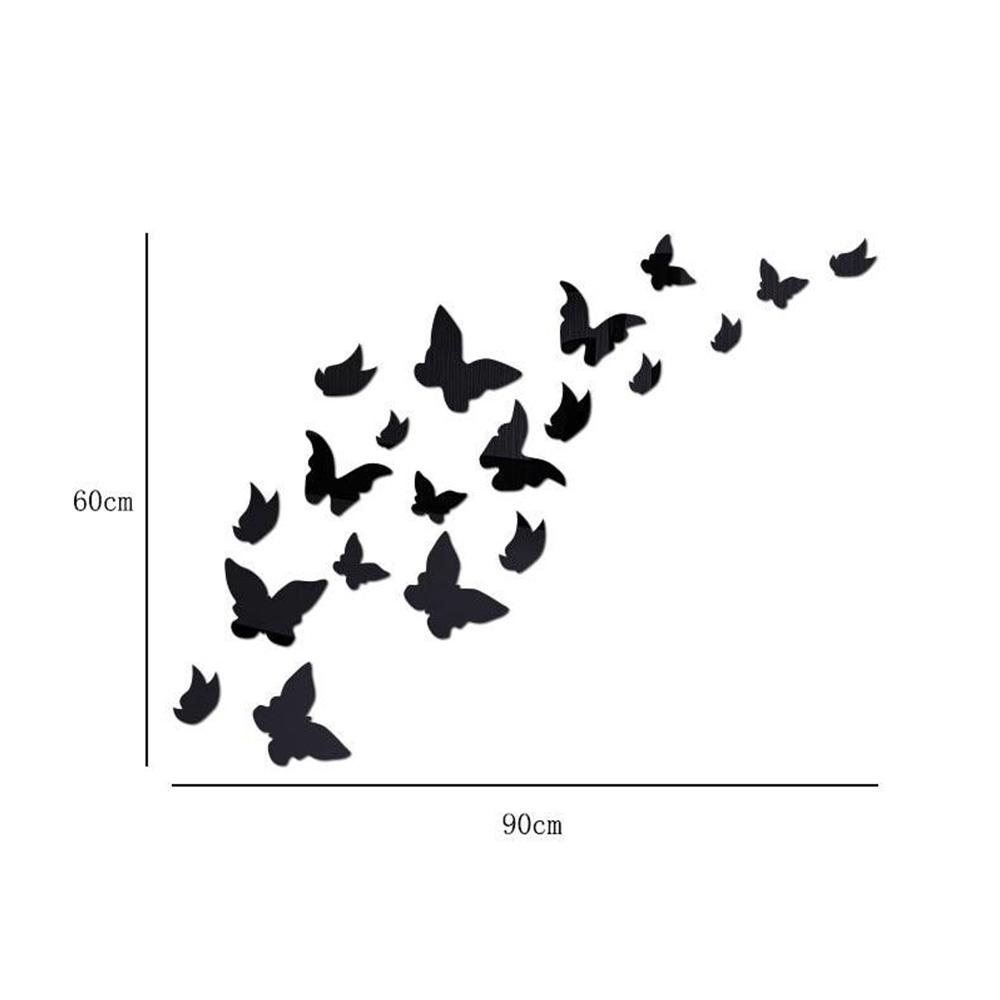 20 CÁI Gương dán Tường bằng Đề Can