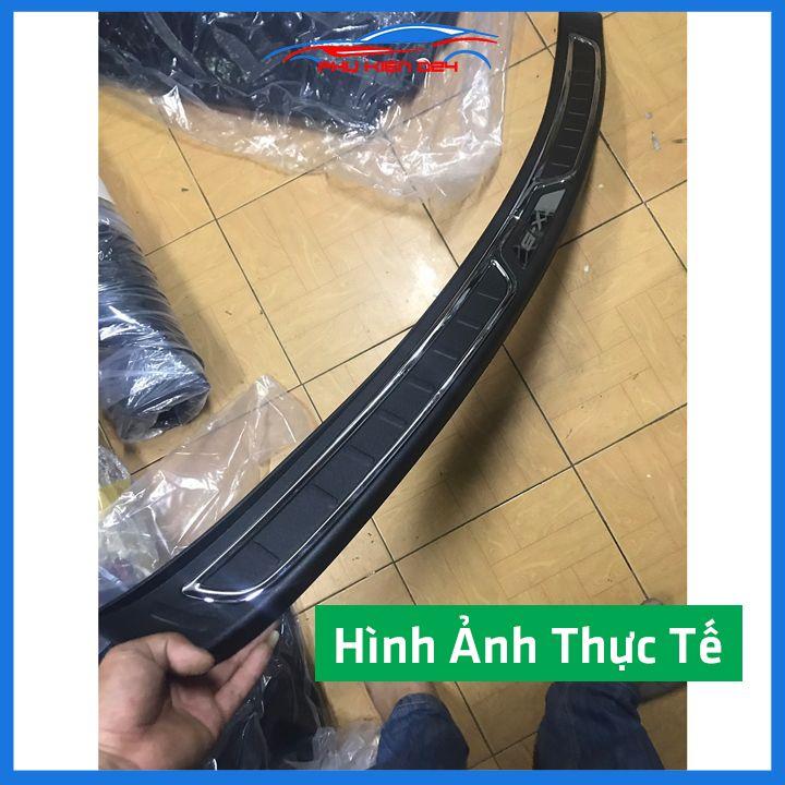 Ốp chống trầy cốp ngoài nhựa đen CX5, CX-5 2018-2019-2020-2021-2022 Mẫu 1 dán cốp sau chống xước trang trí xe