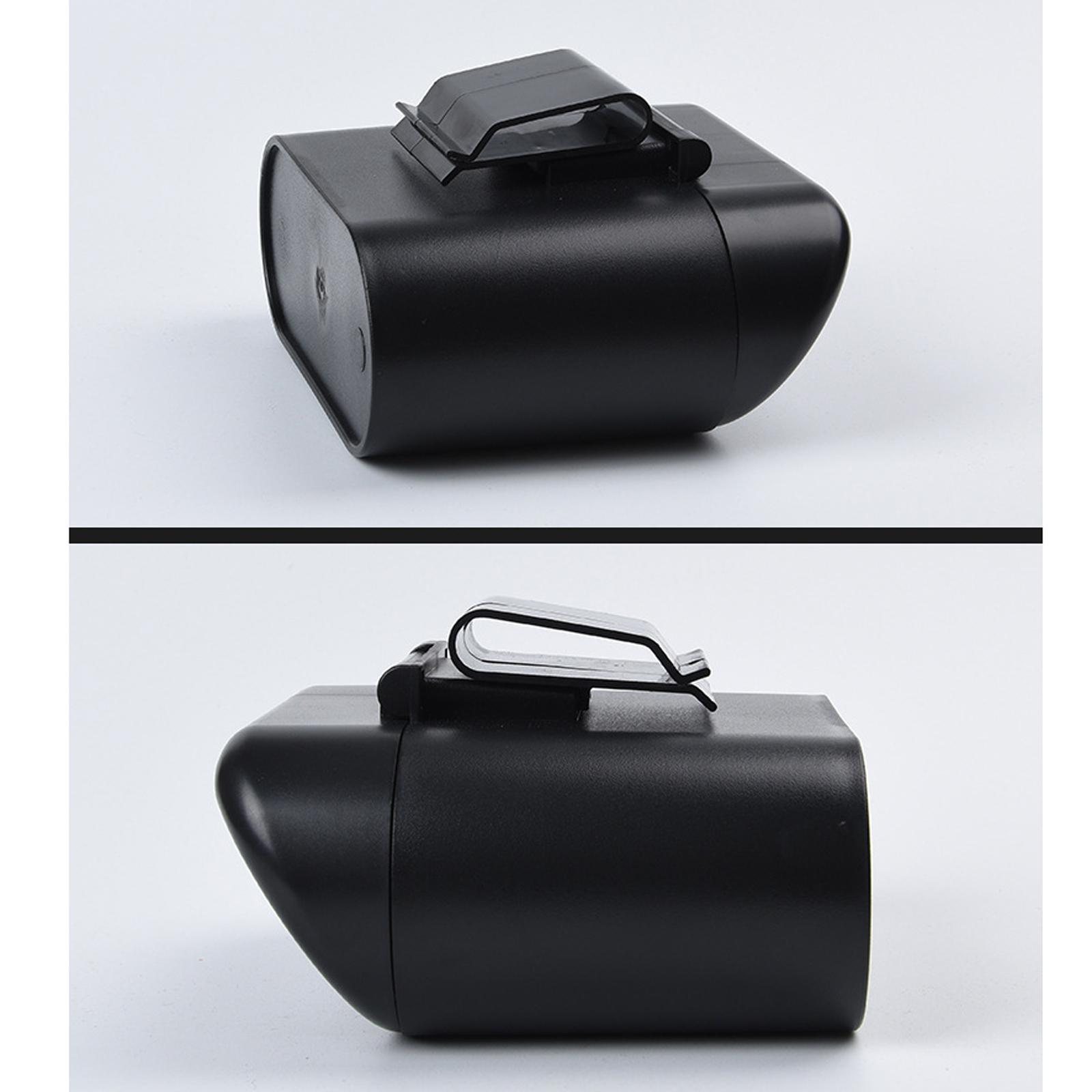 Portable Car Trash Can with Lid Hanging Small Trash Container Pressing Type Pink