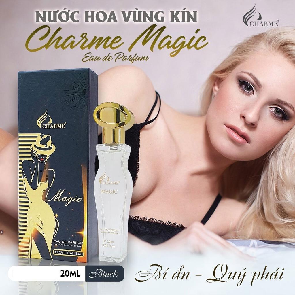 Nước Hoa Vùng Kín Charme Magic 20ml - Màu Đen