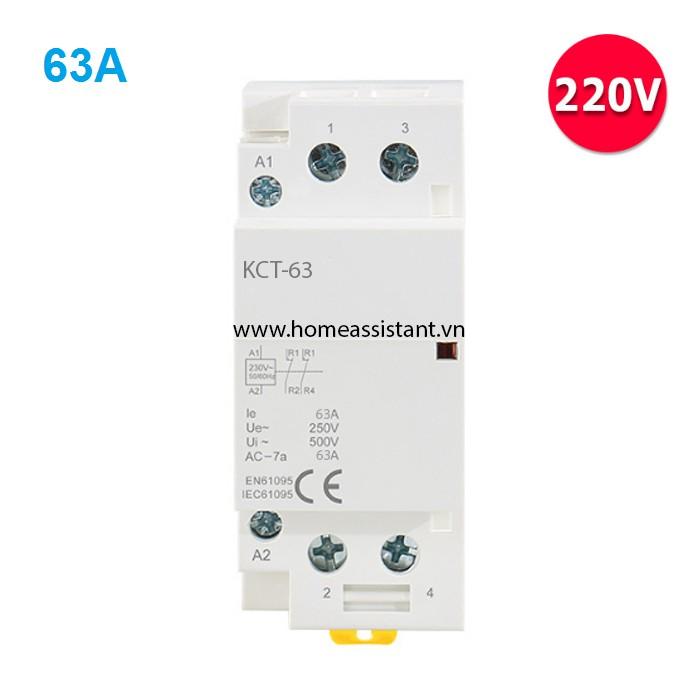 Khởi Động Từ 1 Pha 2P 63A KCT-63