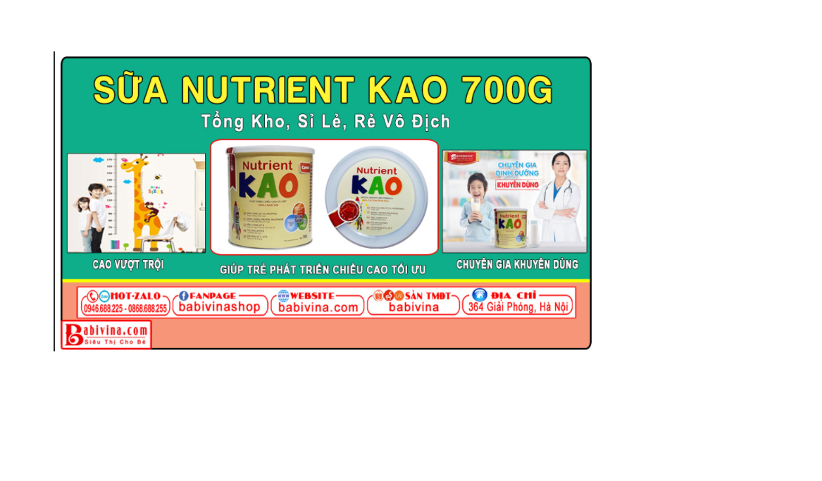 Sữa tăng chiều cao cho trẻ 1 – 6 tuổi Eneright Nutrient KAO (700g)