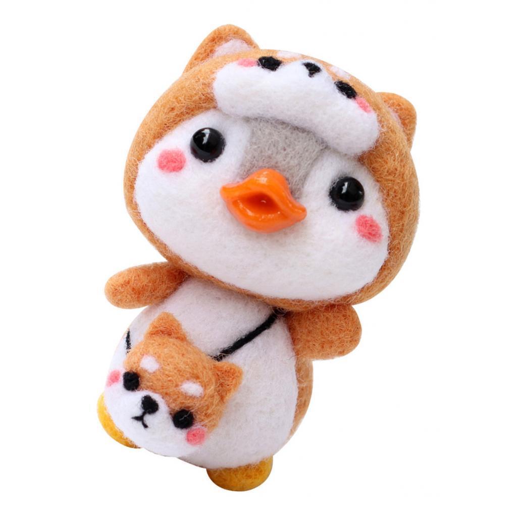 Animal Felting Kit for Beginner with Tools - penguin