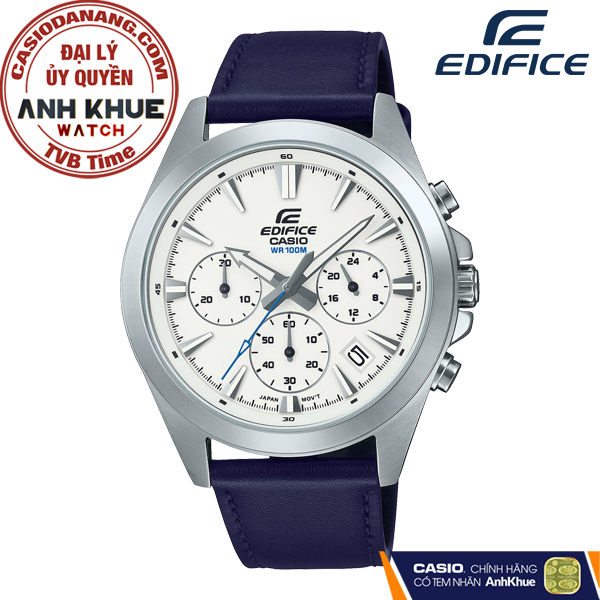 Đồng hồ nam dây da Casio Edifice chính hãng EFV-630L-7AVUDF (43mm)