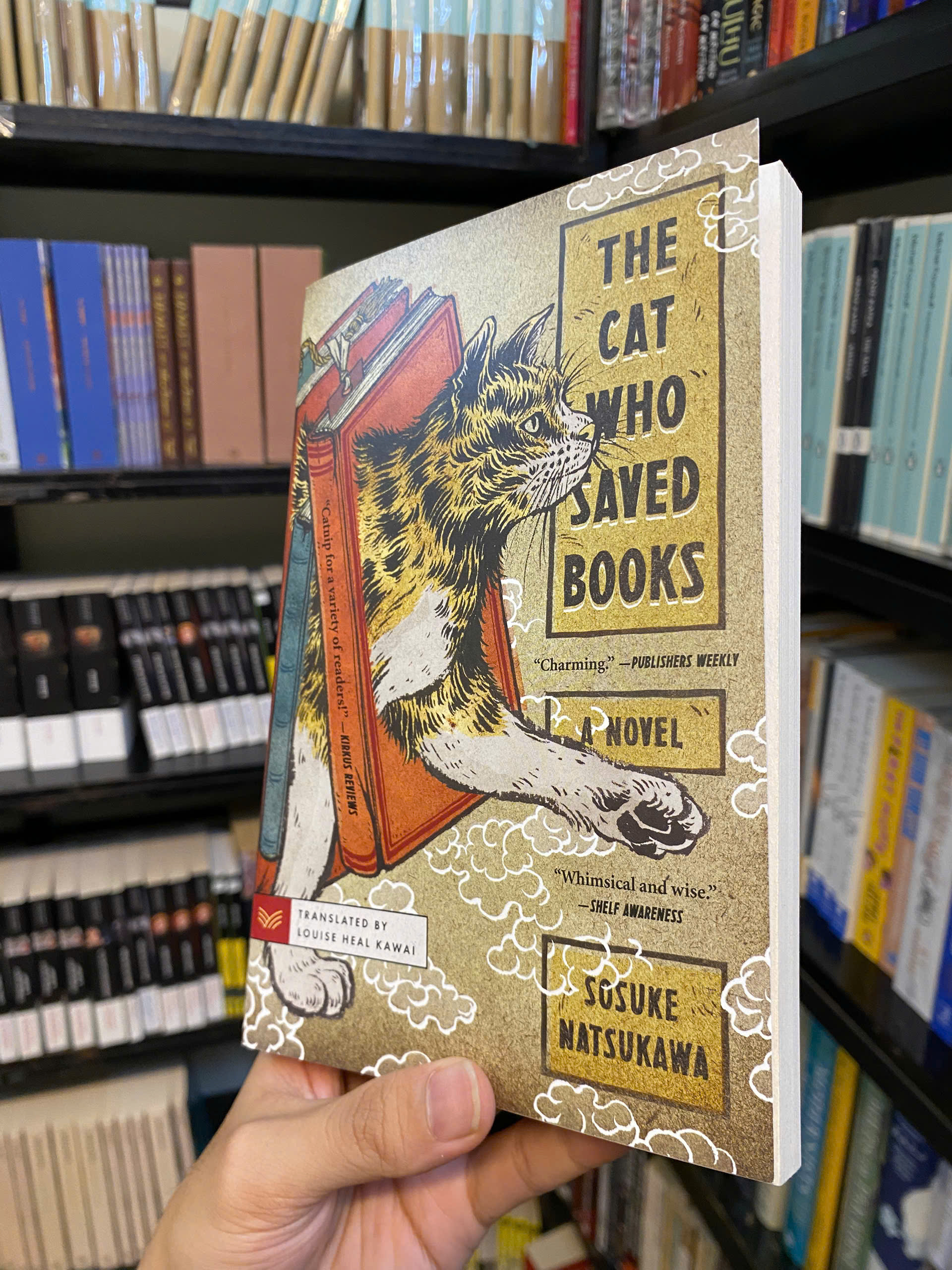 Sách - The Cat Who Saved Books by Sosuke Natsukawa - Bìa mềm | Japanese Literature / Fantasy Fiction