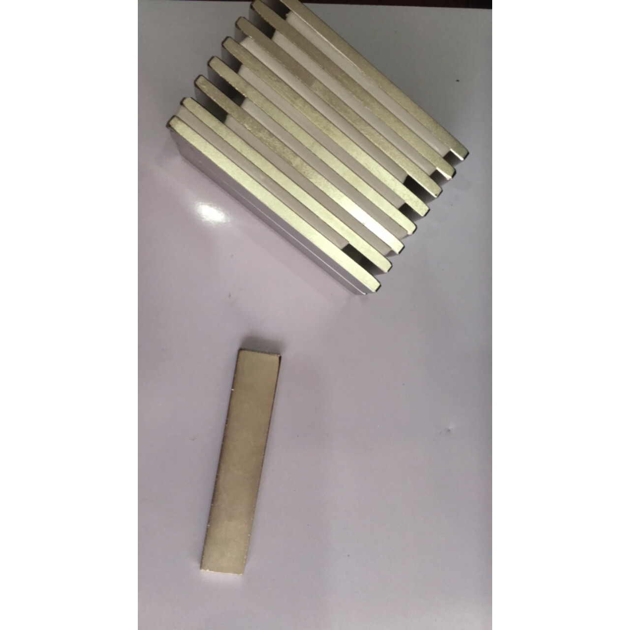 Nam châm viên đất hiếm 100x20x5mm