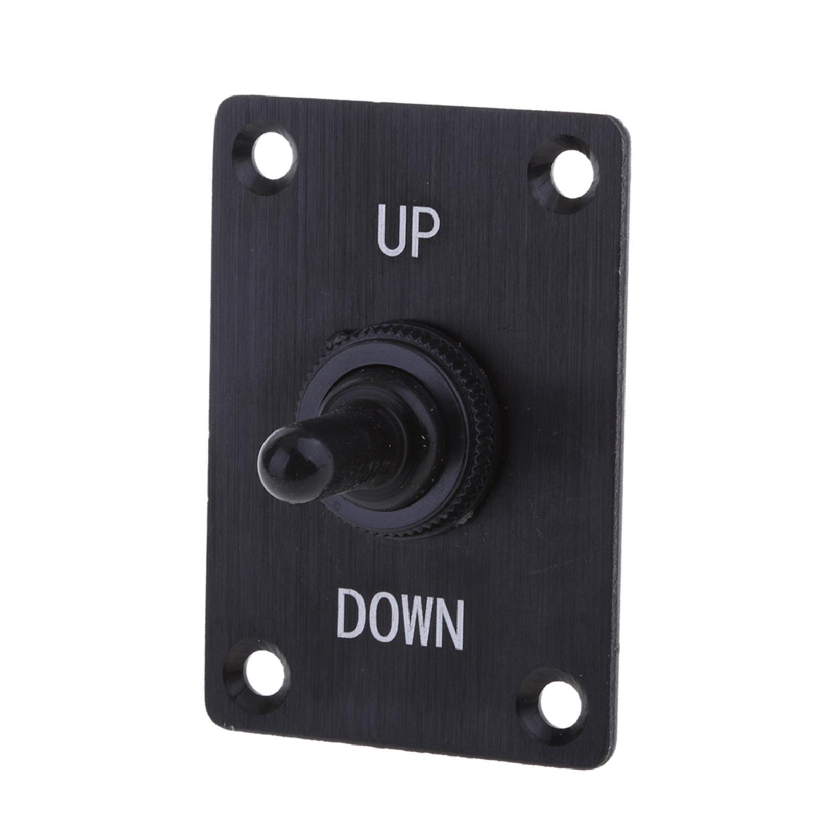 4pcs Boat 3 Pin Up Down On/  Momentary Toggle Switch Panel 12V 15A