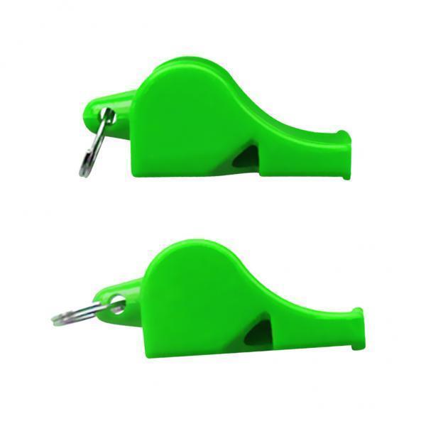 2-5pack Emergency Survival Plastic Whistle Marine Safety Camping Boating green