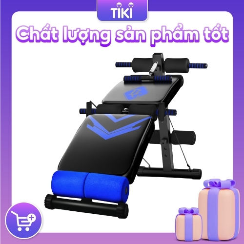 BG Ghế tập cơ chính và cơ bụng - ghế tập cơ tập GYM gấp gọn SU 118 BLUE