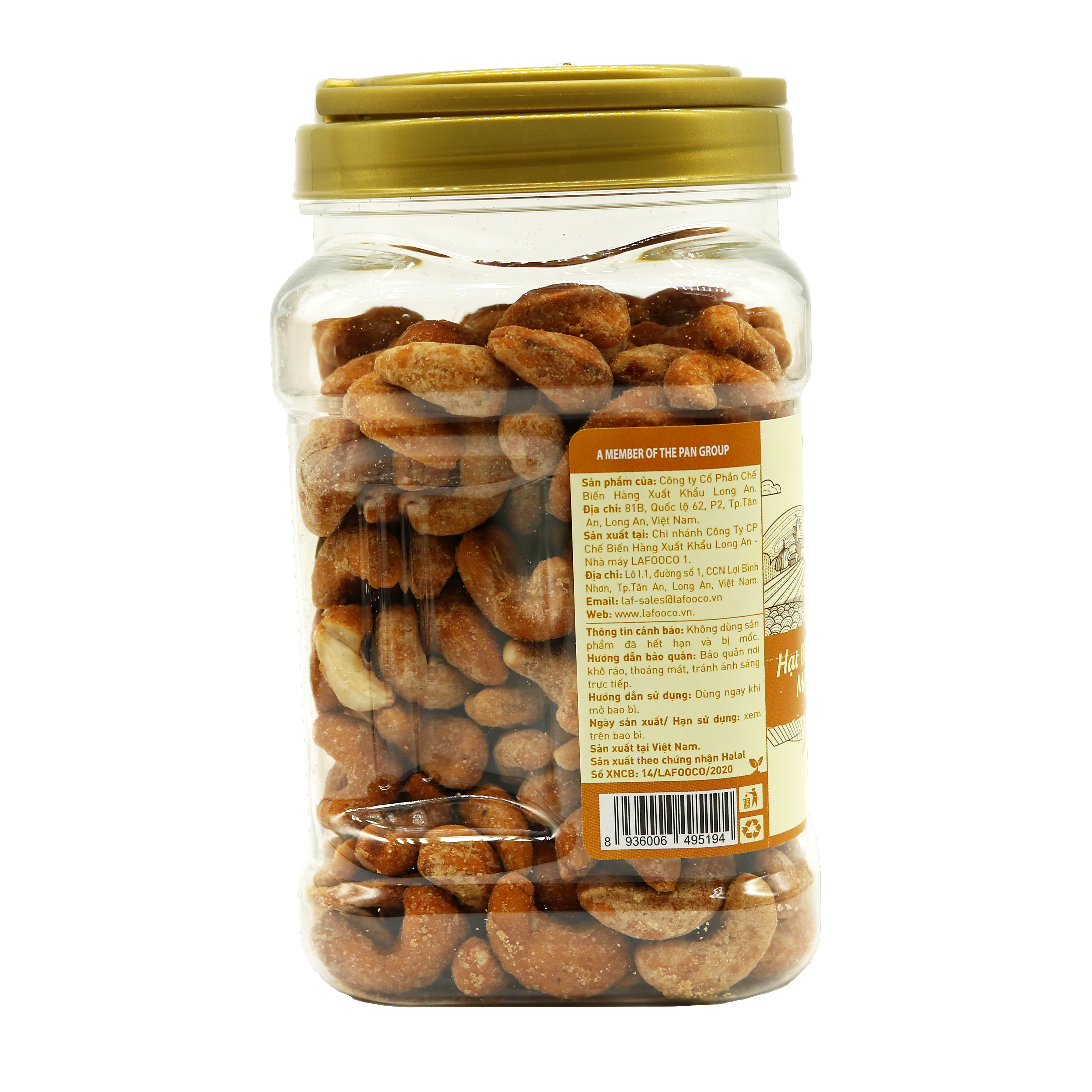 HẠT ĐIỀU MẬT ONG 400g LAFOOCO Honey roasted cashew nuts