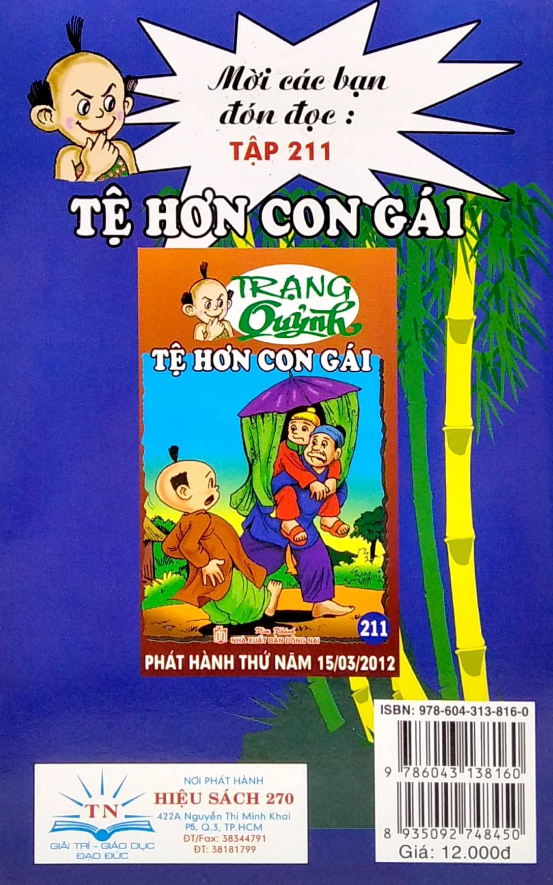 Trạng Quỷnh Tập 210 - Sấm Con Nhồng - Giá Tiki khuyến mãi: 12,000đ ...