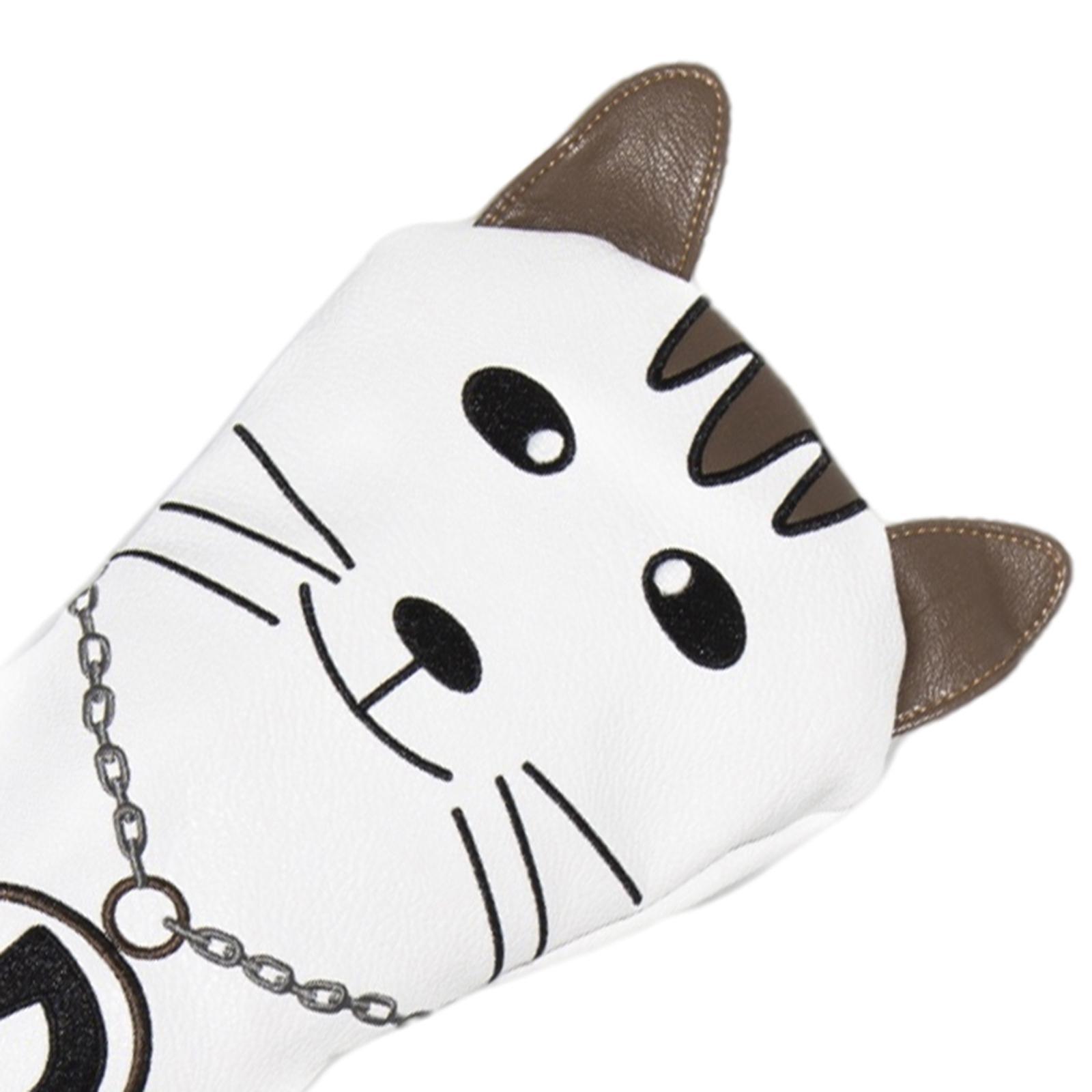 3Pcs/Set Golf Club Head Covers Waterproof Leather with No. Tags Golf Woods Headcovers