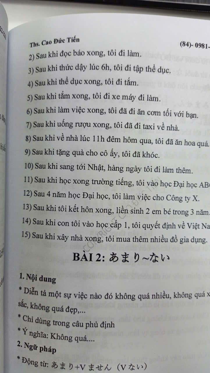 PHÂN TÍCH THỰC HÀNH NGỮ PHÁP TIẾNG NHẬT TẬP 1