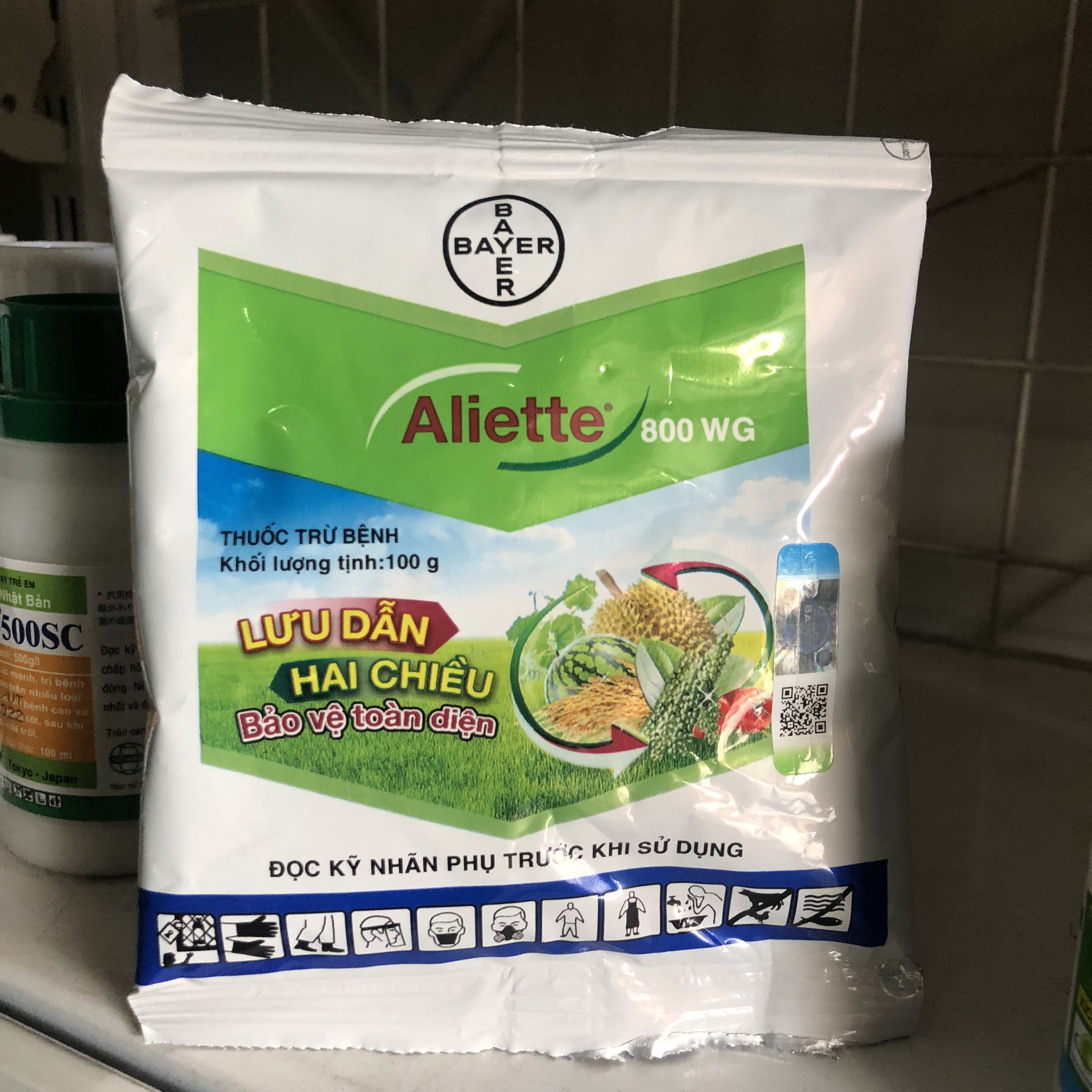 Chế phẩm trừ nấm bệnh cao cấp Aliette 800Wg gói 100g