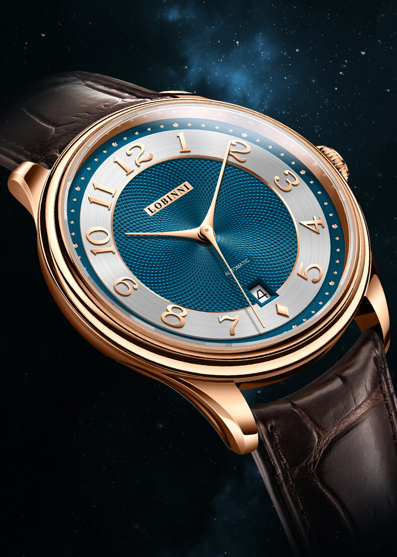 Đồng hồ nam chính hãng LOBINNI L9023-1 full box,hàng mới 100% ,kính sapphire chống nước,chống xước,dây da cao cấp,máy cơ ,bảo hành 24 tháng