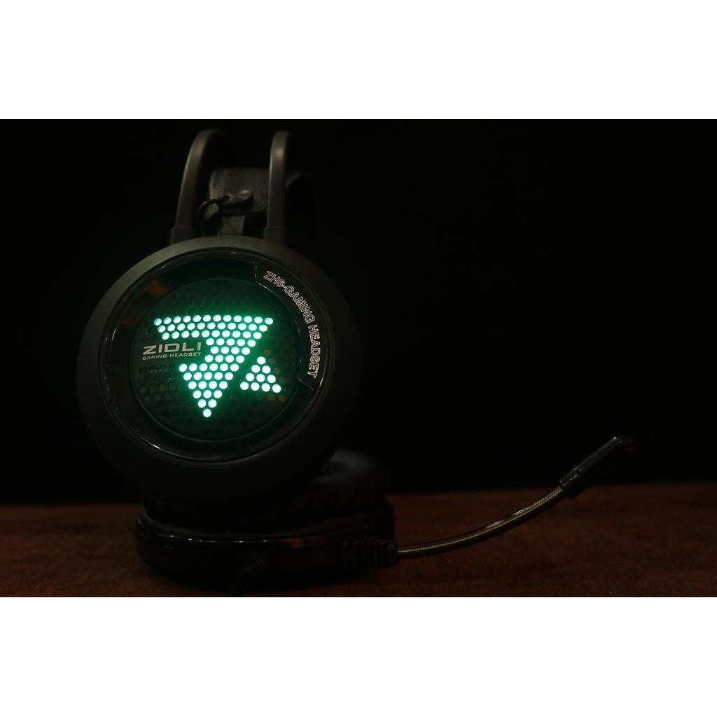 Tai nghe chơi game Zidli ZH6 có mic, led 7màu - Jack 3.5mm