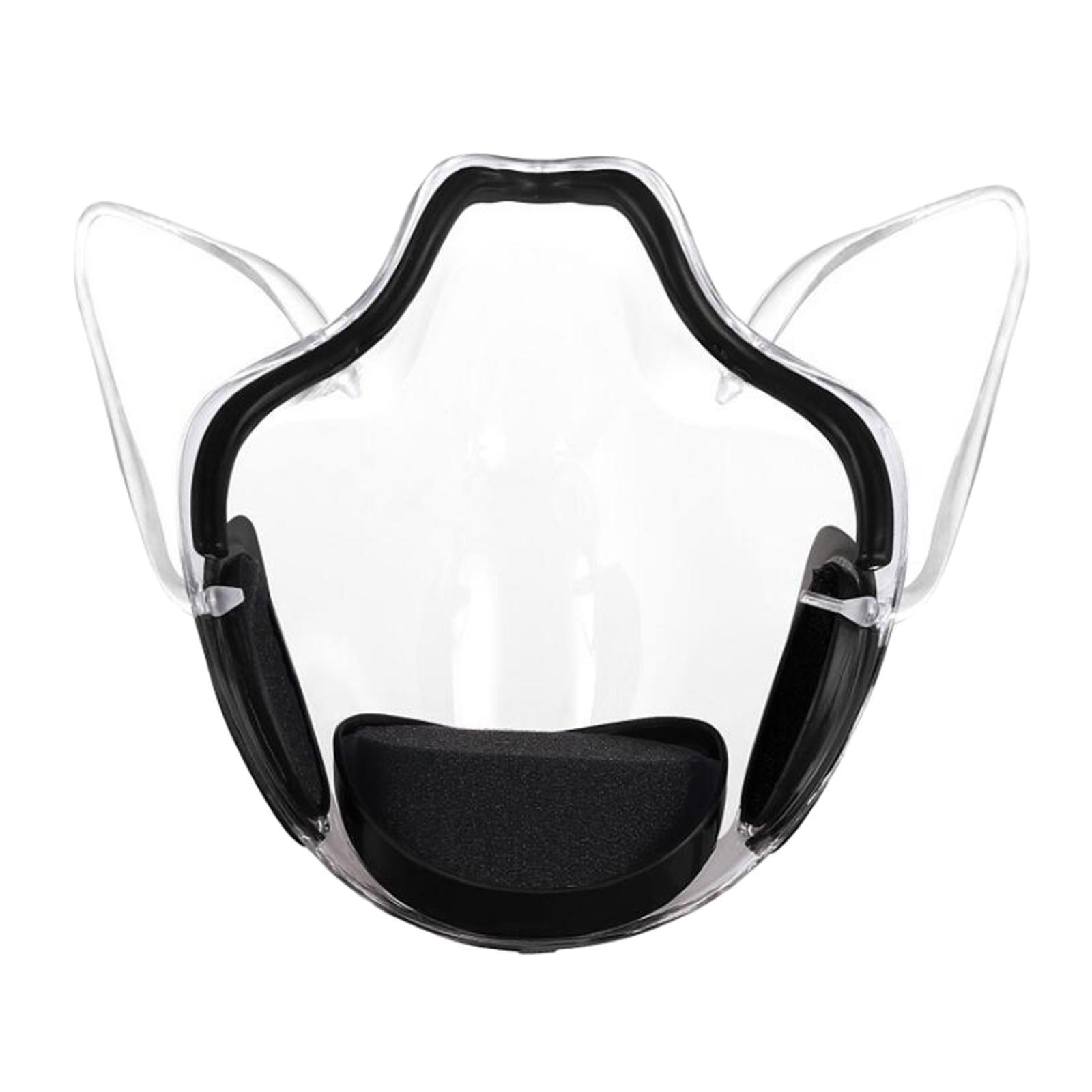 3Pcs Clear Face Mask Anti Fog Balaclava Face Cover Visible Expression