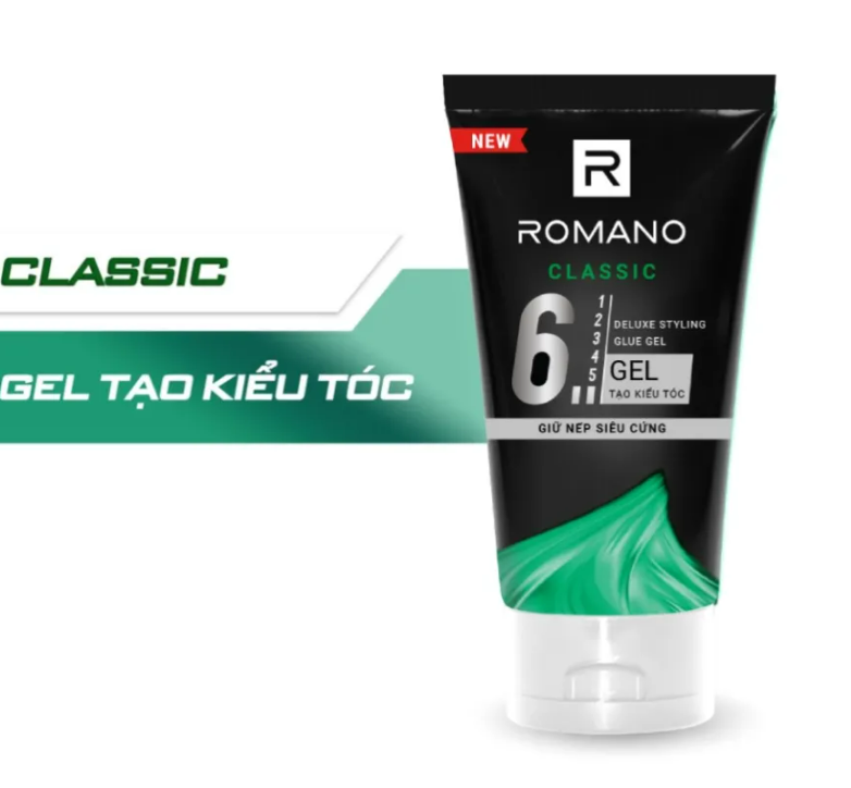 Gel Giữ Cứng Tóc Romano Classic 150g