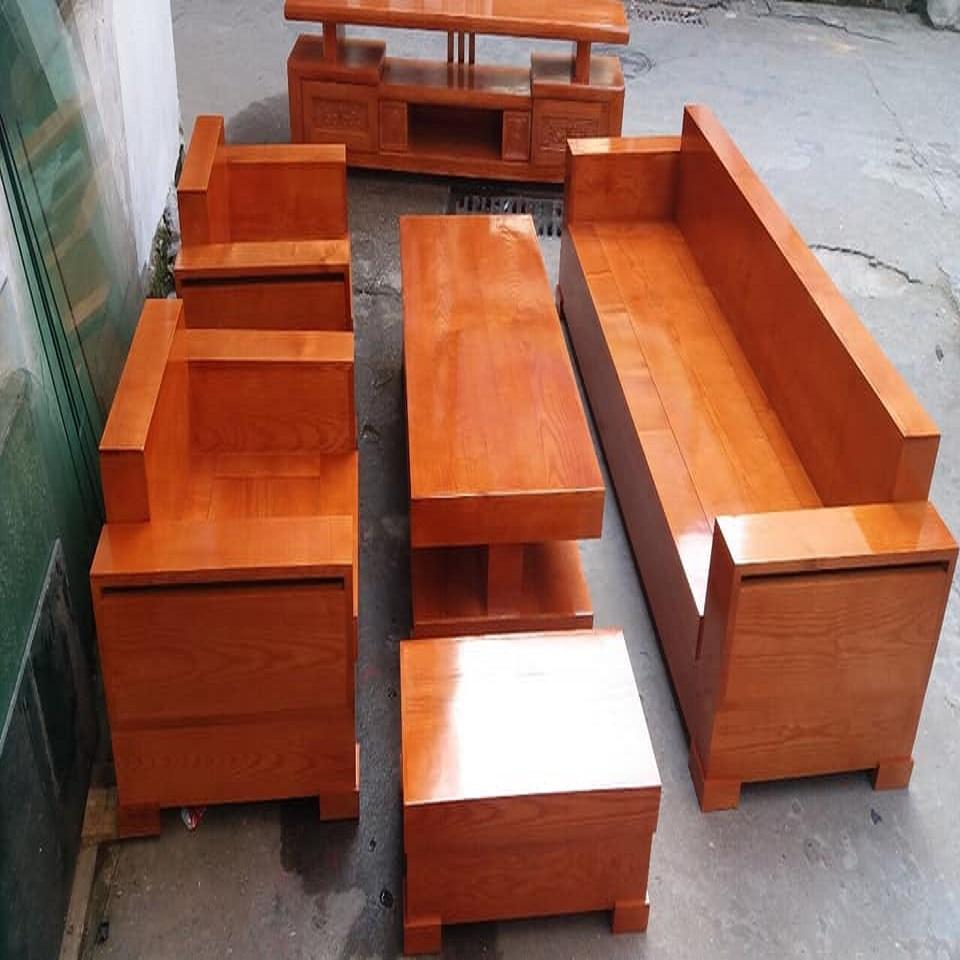 Bộ Bàn Ghế Sofa Đối Gỗ Sồi Nga