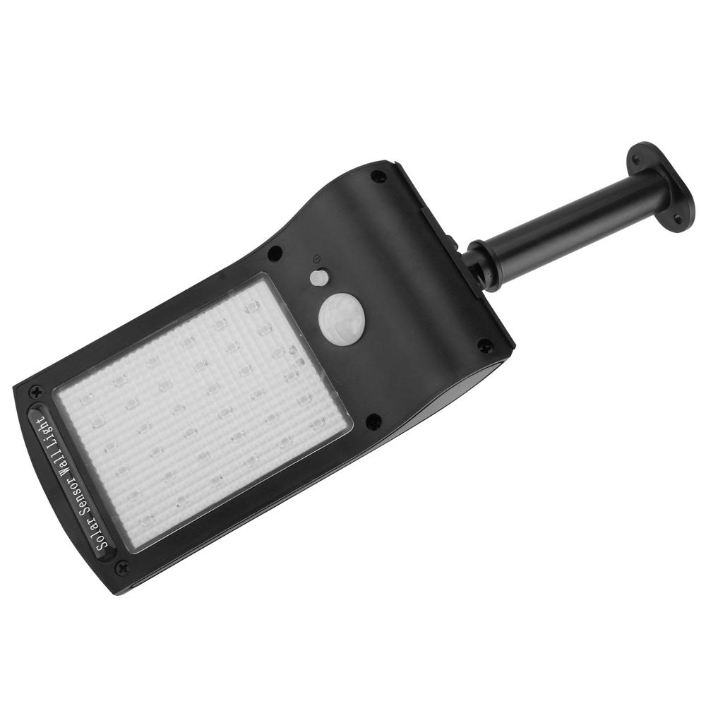 Đèn led gắn tường 36 bóng led sử dụng năng lượng mặt trời cảm biến chuyển động PIR