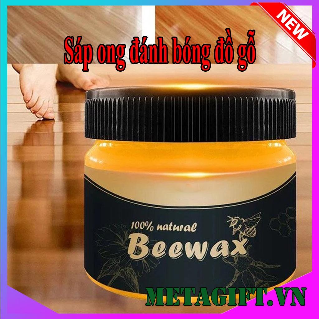 Sáp ong Beewax lau đánh bóng sàn đồ gỗ nội thất 3 tác động làm mới chống thấm nước