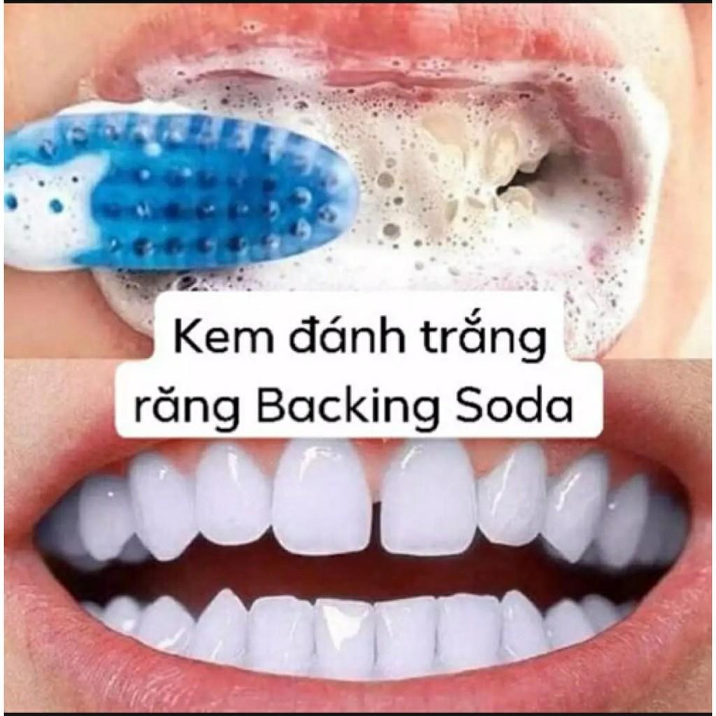 Kem Làm Trắng Răng Baking SoDa - Tẩy Vết Ố Vàng , Mảng Bám ,Vôi Răng Vị Hoa Qủa