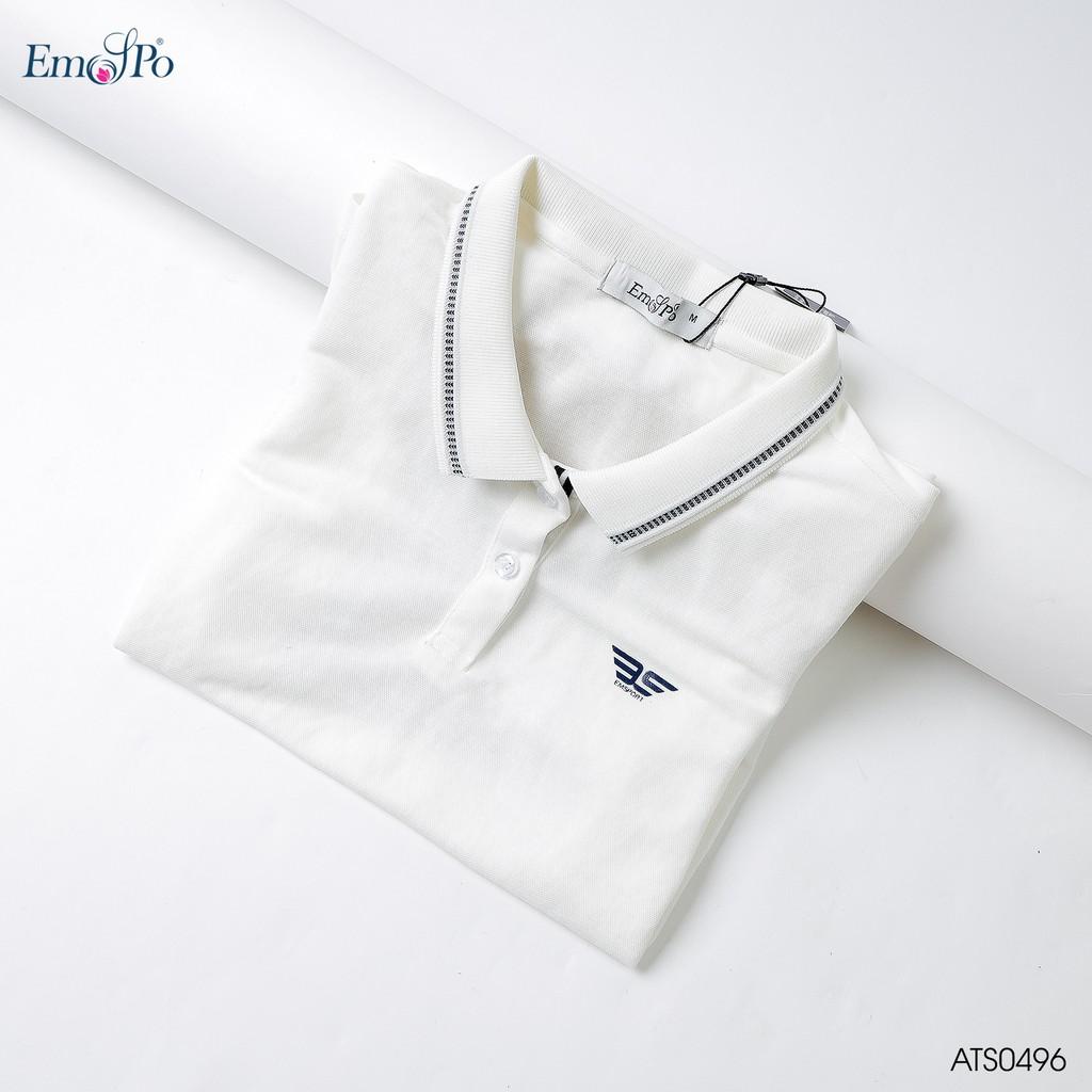 Áo Polo nữ cổ bẻ phối UCO vải cotton cá sấu cao cấp, dáng đẹp, thêu họa tiết màu đỏ, xanh ATS0496 - EMSPO