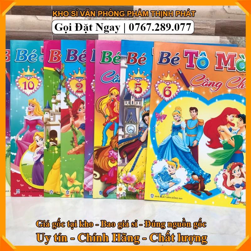 BÉ TẬP TÔ MÀU CÔNG CHÚA
