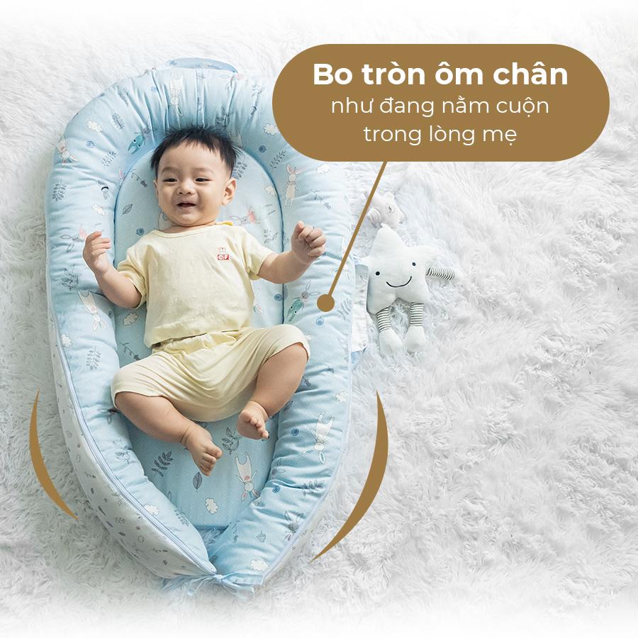 Nôi Vải Trẻ Em Cao Cấp Khang Home CRS Tiện Lợi Cho Mẹ Thoáng Mát Cho Bé Kích Thước 60x110cm