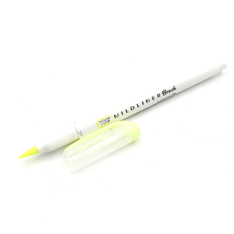 Viết Cọ Nhật Mildliner - Zebra WFT8-MY - Màu Vàng