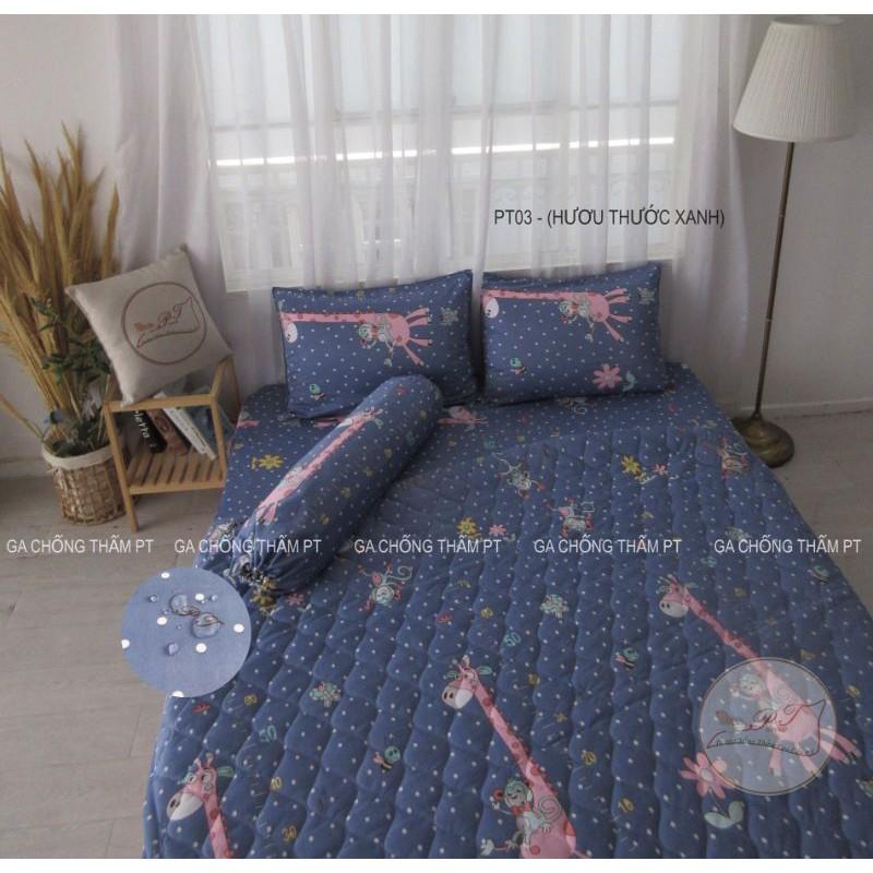 Ga cotton chống thấm nước mẫu hươu thước xanh