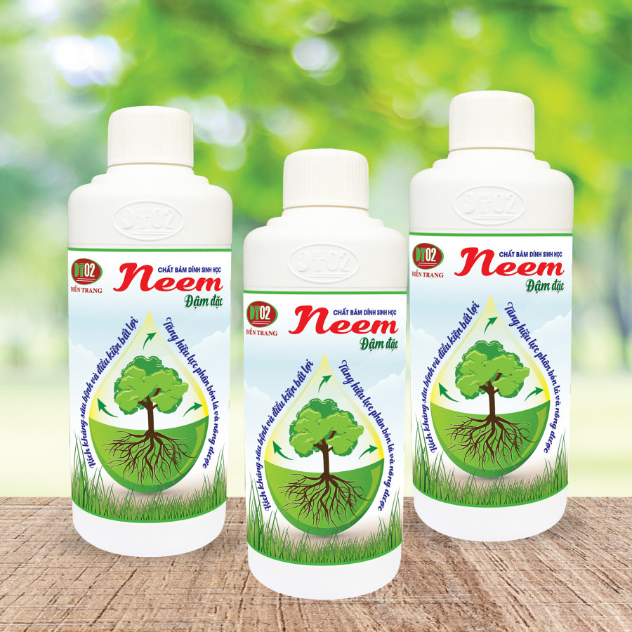 Combo 3 chai Chất Bám Dính Sinh Học Neem (500ml/chai)