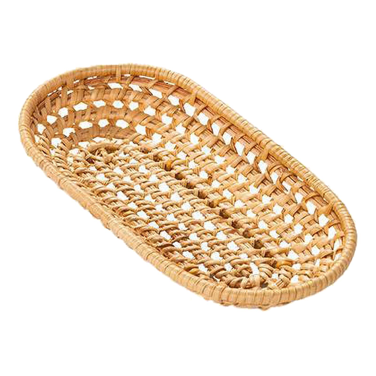 Fruit Bread Basket Tray Storage Basket Woven Fruit Basket Eco-friendly S
