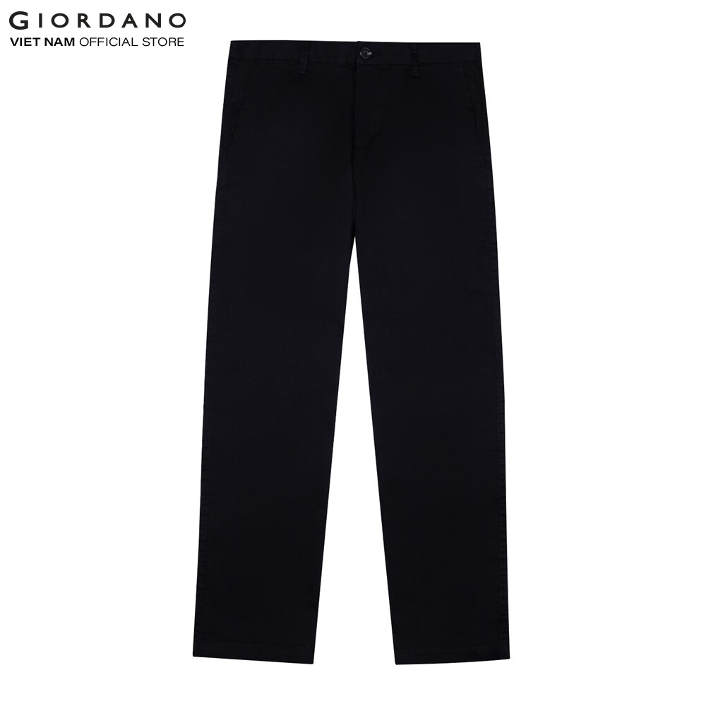 Quần Dài Kaki Nam Slim Tapered Giordano 01122002