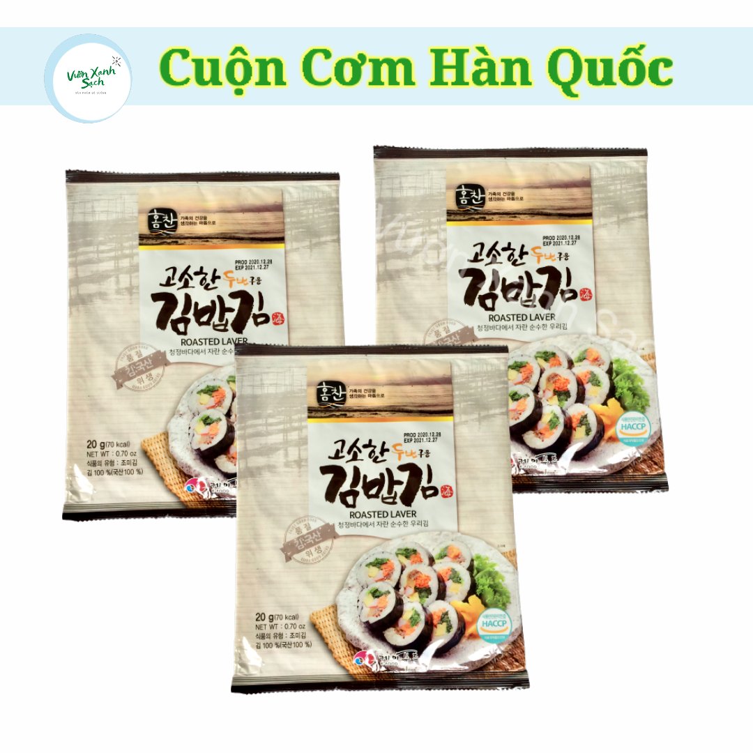 Rong biển cuộn cơm/ Kimbap 10 lá /Cuộn sushi /Hàn Quốc (10 lá 20G)