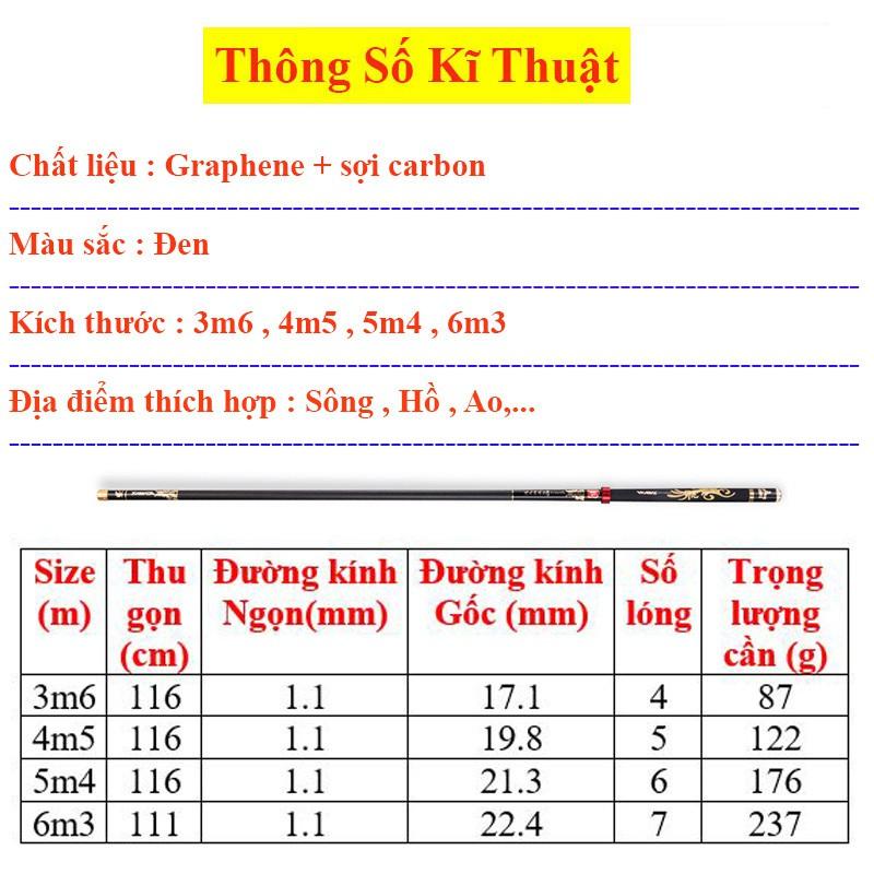 Cần Câu Tay , Cần Câu Đơn 5H TAWA Hắc Phụng Đủ Size CC-11