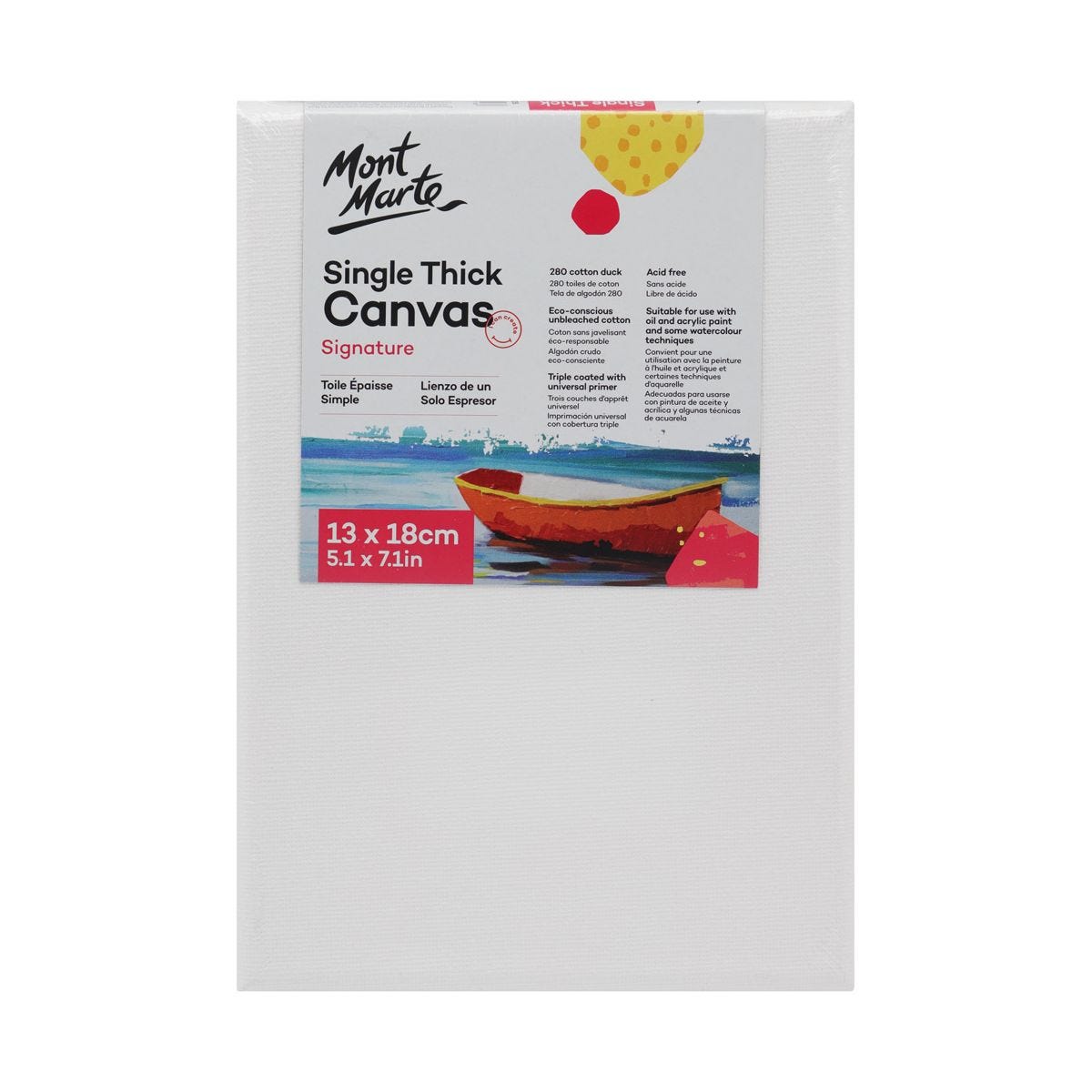 Khung Canvas Vẽ Mont Marte - Single Thick Canvas Signature - CSST1318/CSST2020/CSST2530/CSST3040