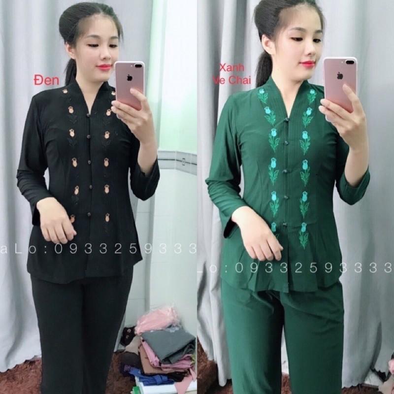 ĐỒ LAM ĐI CHÙA PHÁP PHỤC PHẬT GIÁO Thun Bà Lai