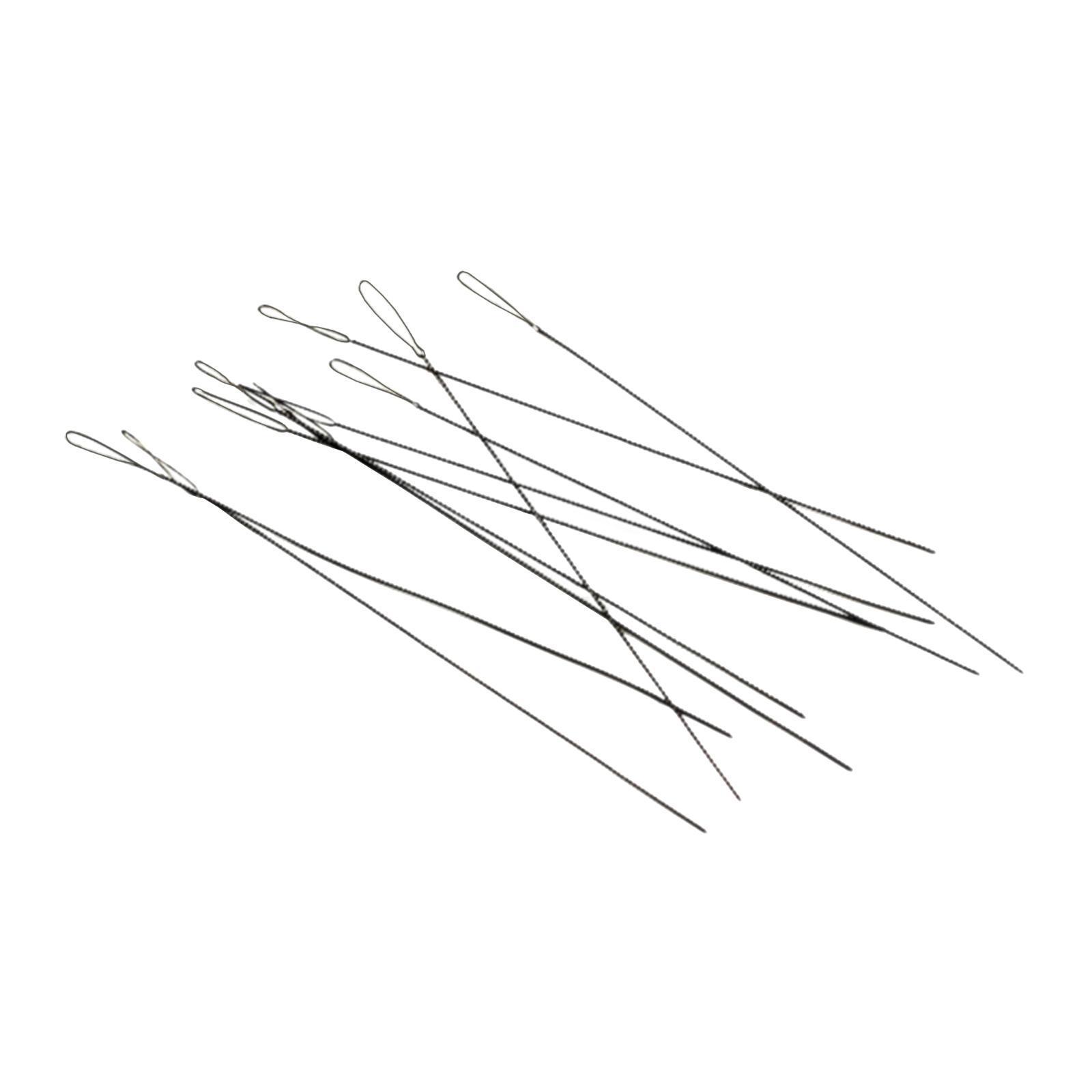 10x Large Eye Sewing Beading Needles Sewing Sharp Needles, Leather Needle Embroidery Thread Needle, Iron Yarn Knitting Needles