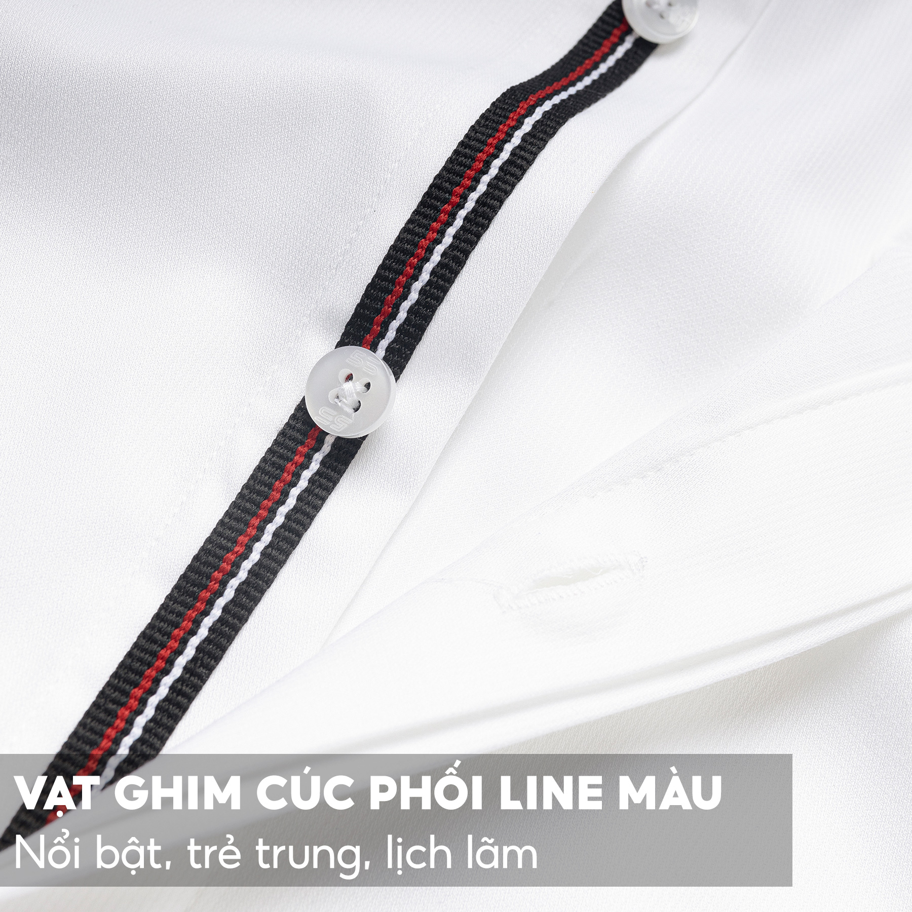 Áo Sơ Mi Nam Ngắn Tay Màu Trắng Trơn Basic, Mềm, Mát, Thiết Kế Tinh Tế, Sang Trọng, Lịch Lãm (SMC23031)