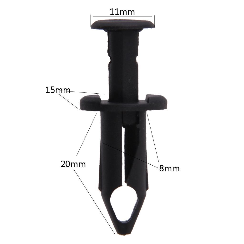 Bumper Fastener Rivet Retainer for Honda   350 300 250 RANCHER GM Pack of 30