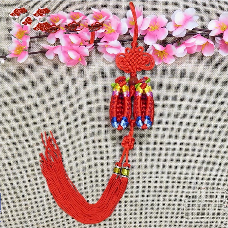 DÂY TREO ĐÔI GIÀY TỪNG BƯỚC THĂNG TIẾN , VẠN DẶM BÌNH AN CHO NGƯỜI MỆNH HOẢ , MỆNH THỔ